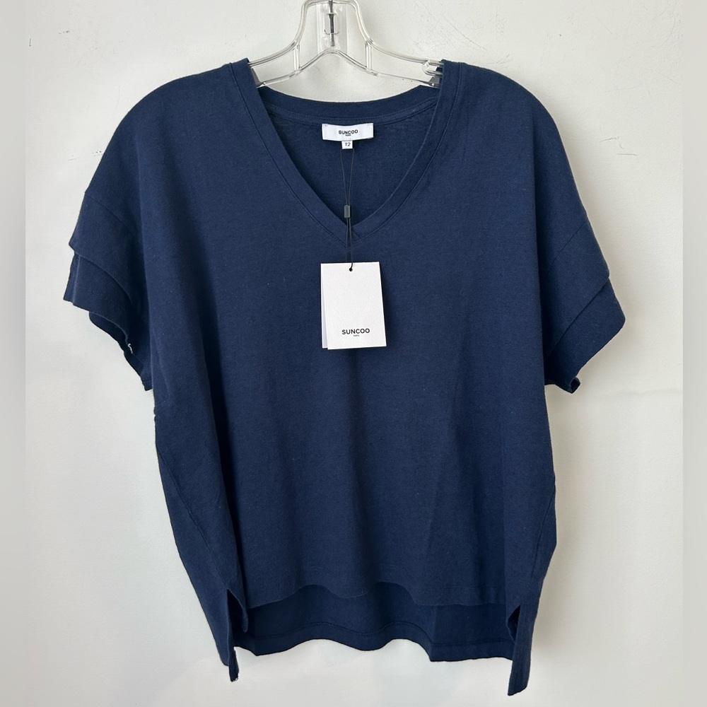 Suncoo Navy T shirt
